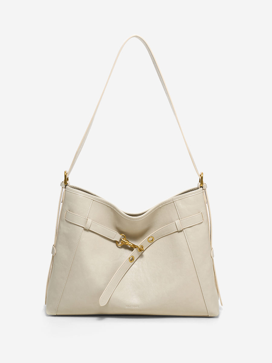 Long Time no See-Large Capacity Leather Tote Bag