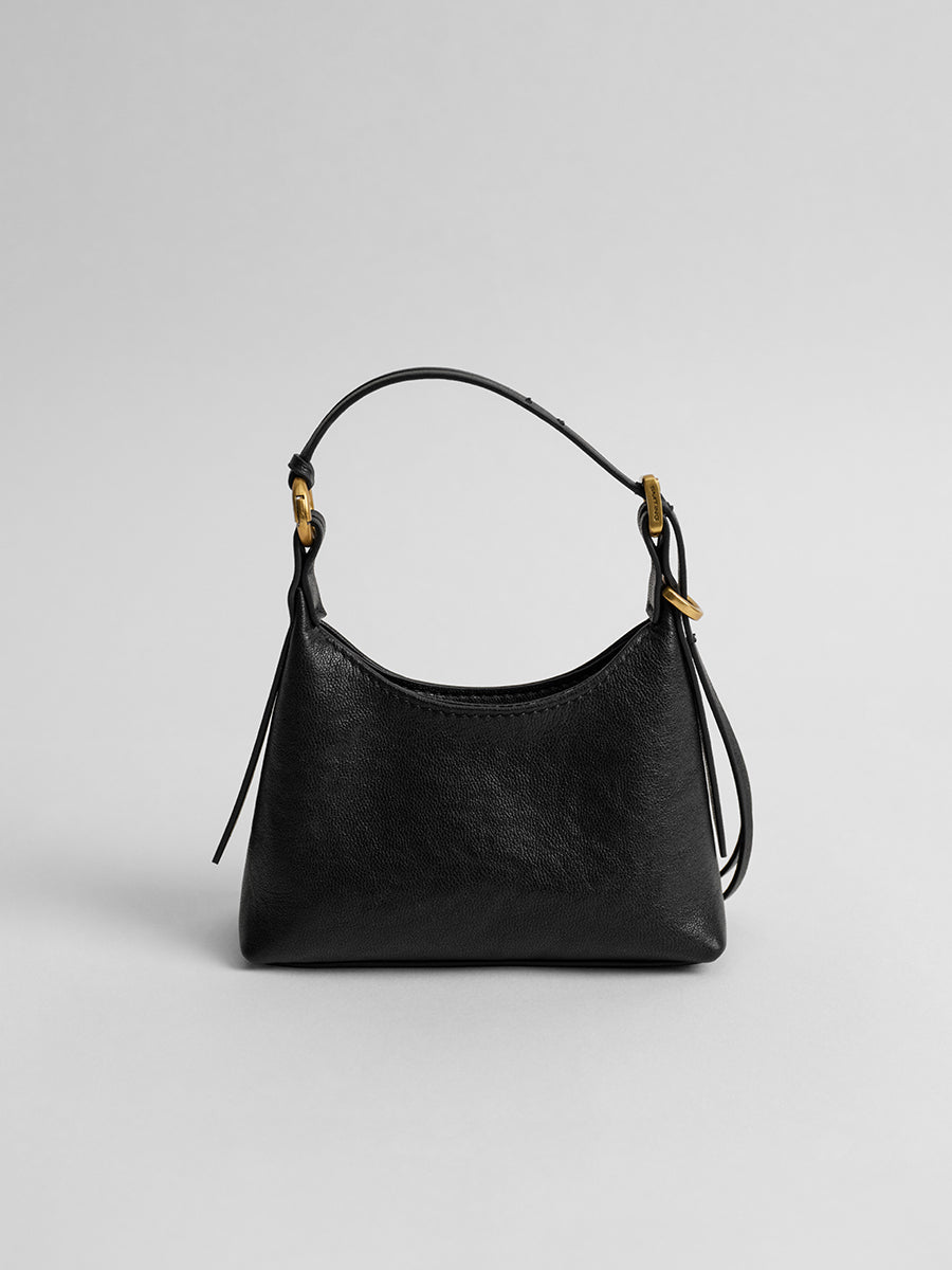 First-layer cowhide mini handbag