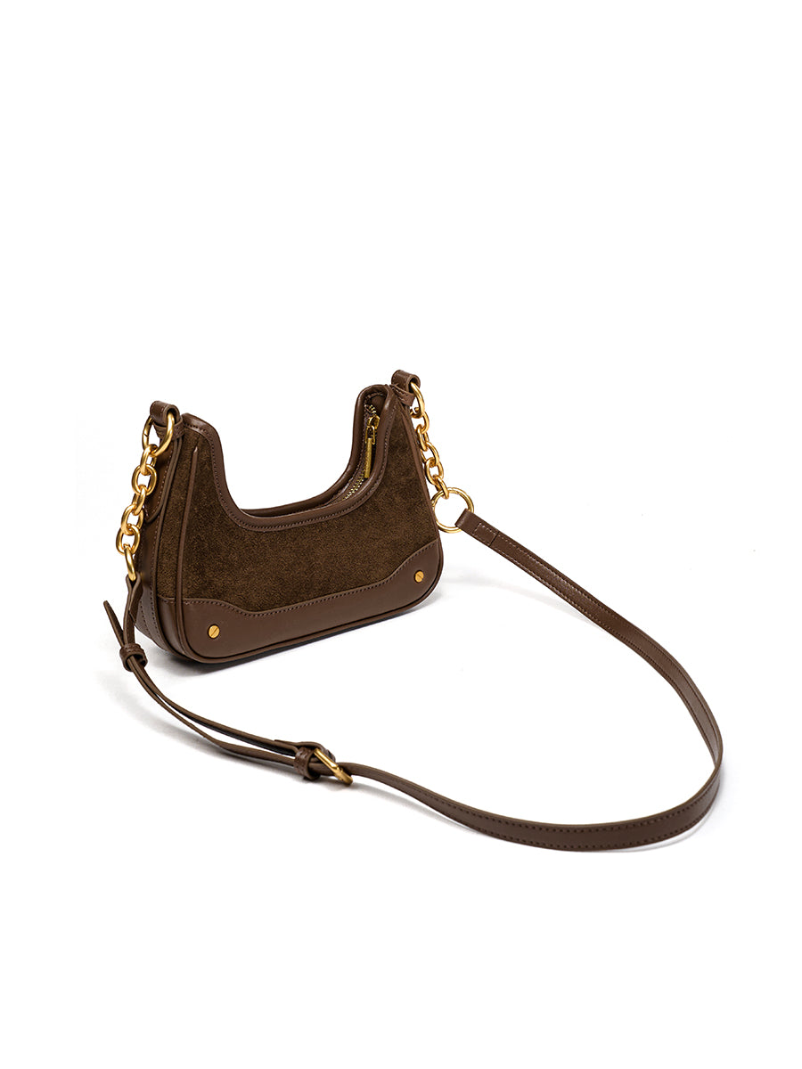 Autumn and winter atmosphere baguette bag single-shoulder bag