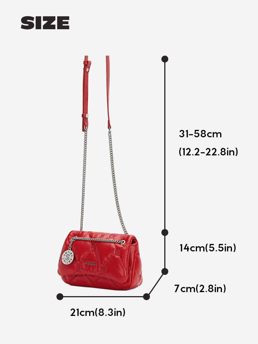 Magic Time-Chain Square Mini Bag