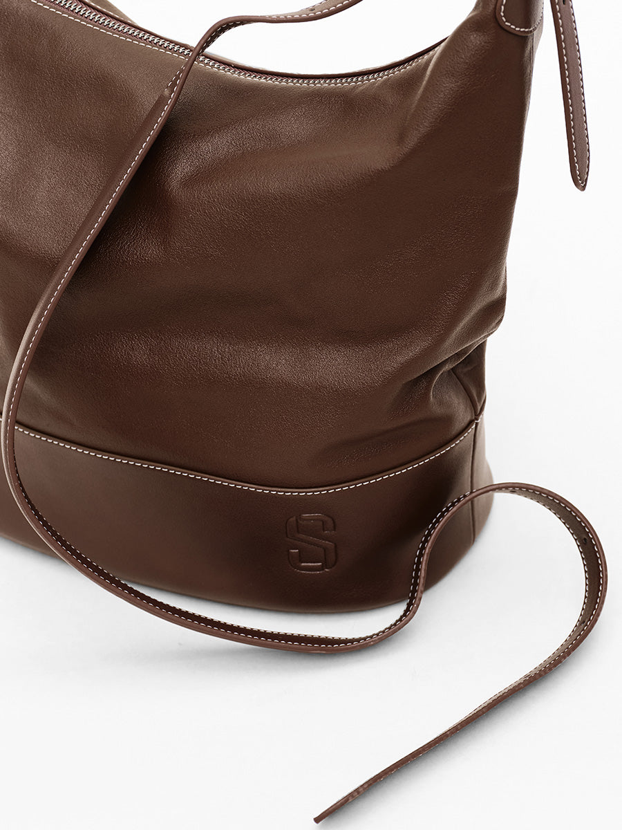 Simple and exquisite bucket bag