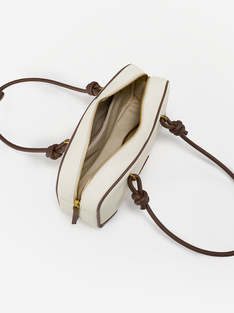 Color-blocking design boston bag