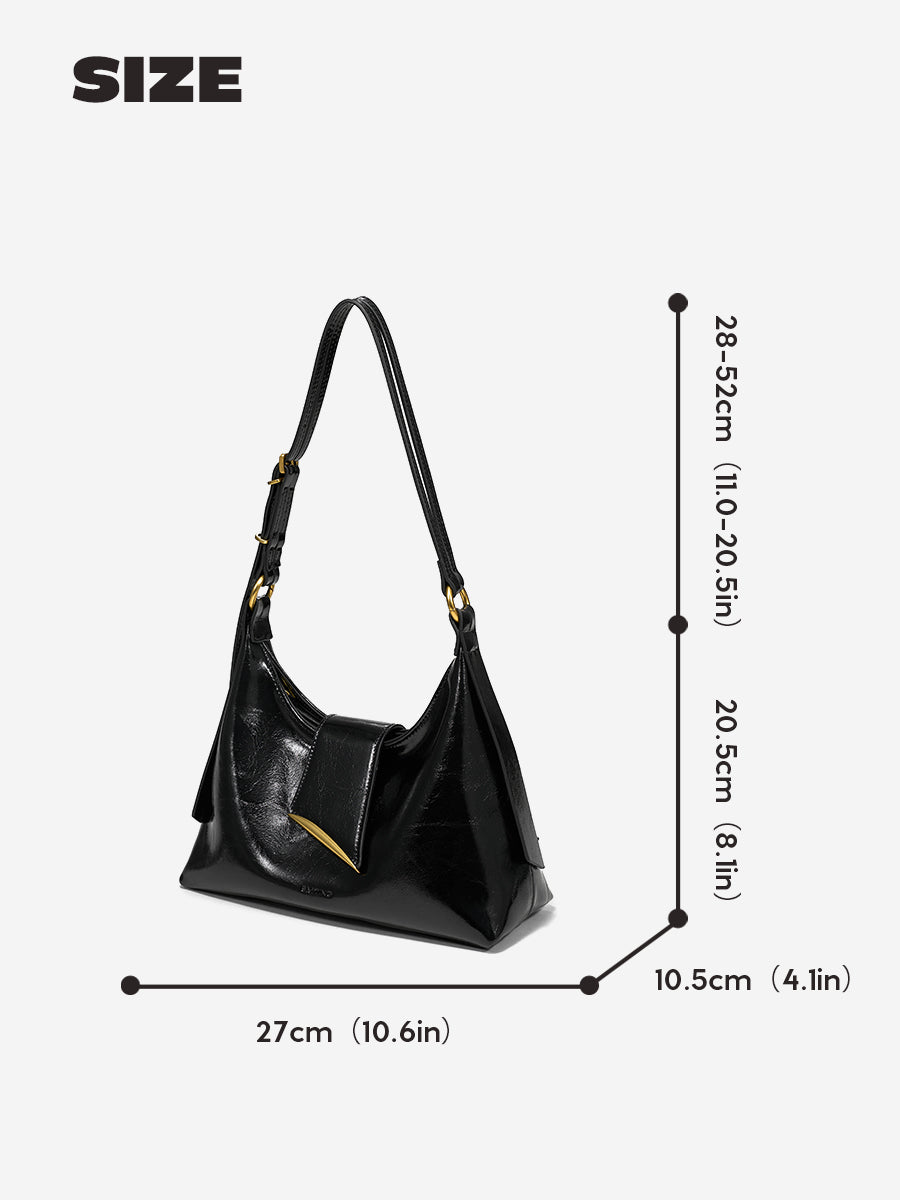 Wind Waiting-Single Shoulder Underarm Tote Bag