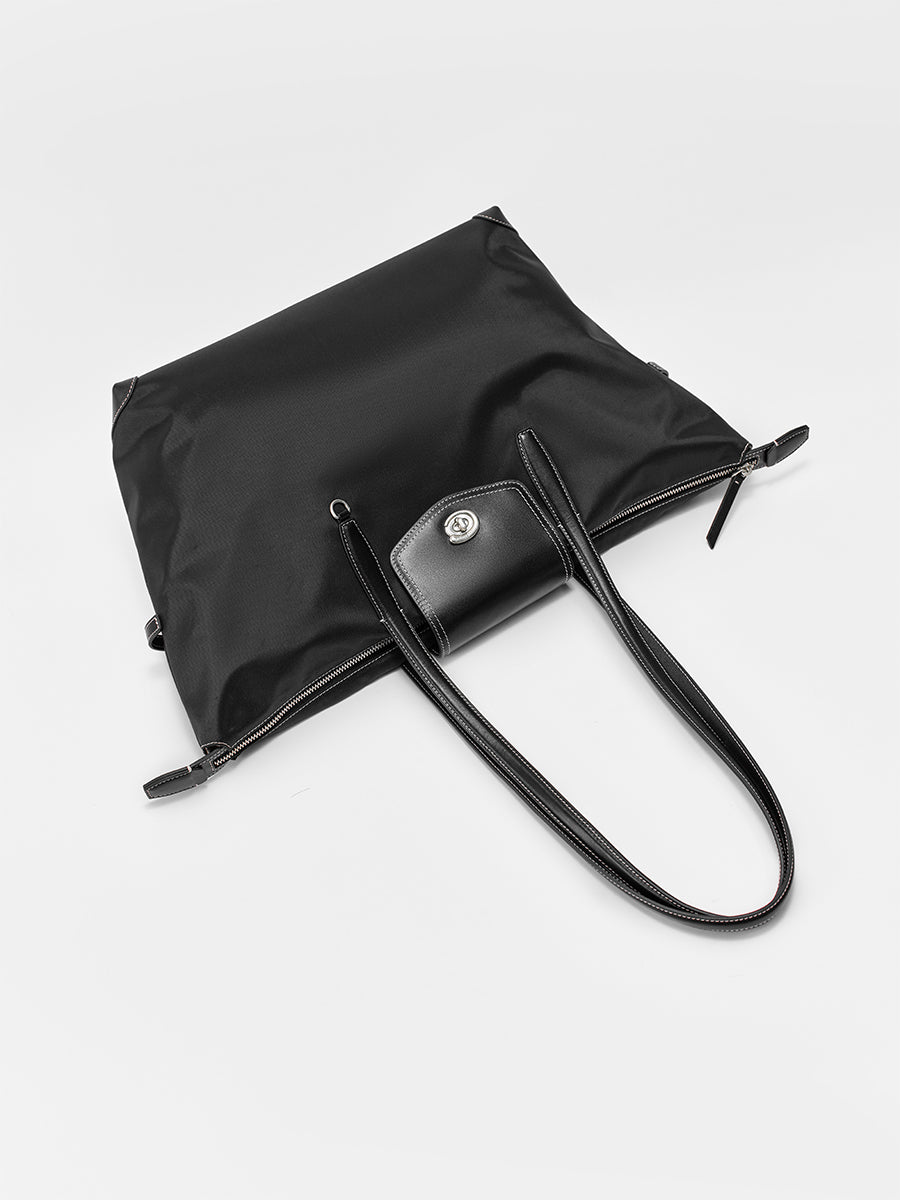 Large-capacity commuter tote bag