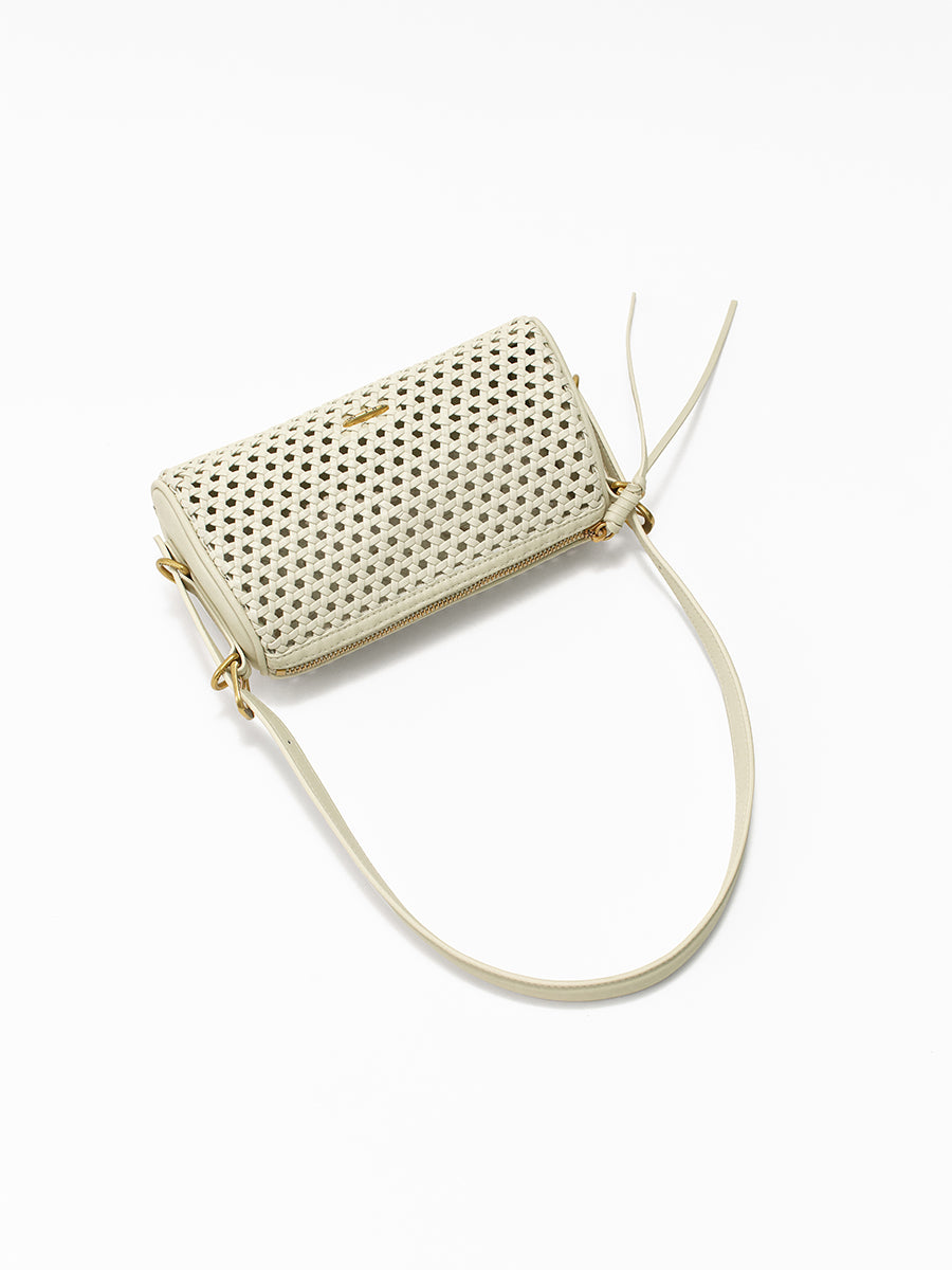 Baguette hollow woven bag