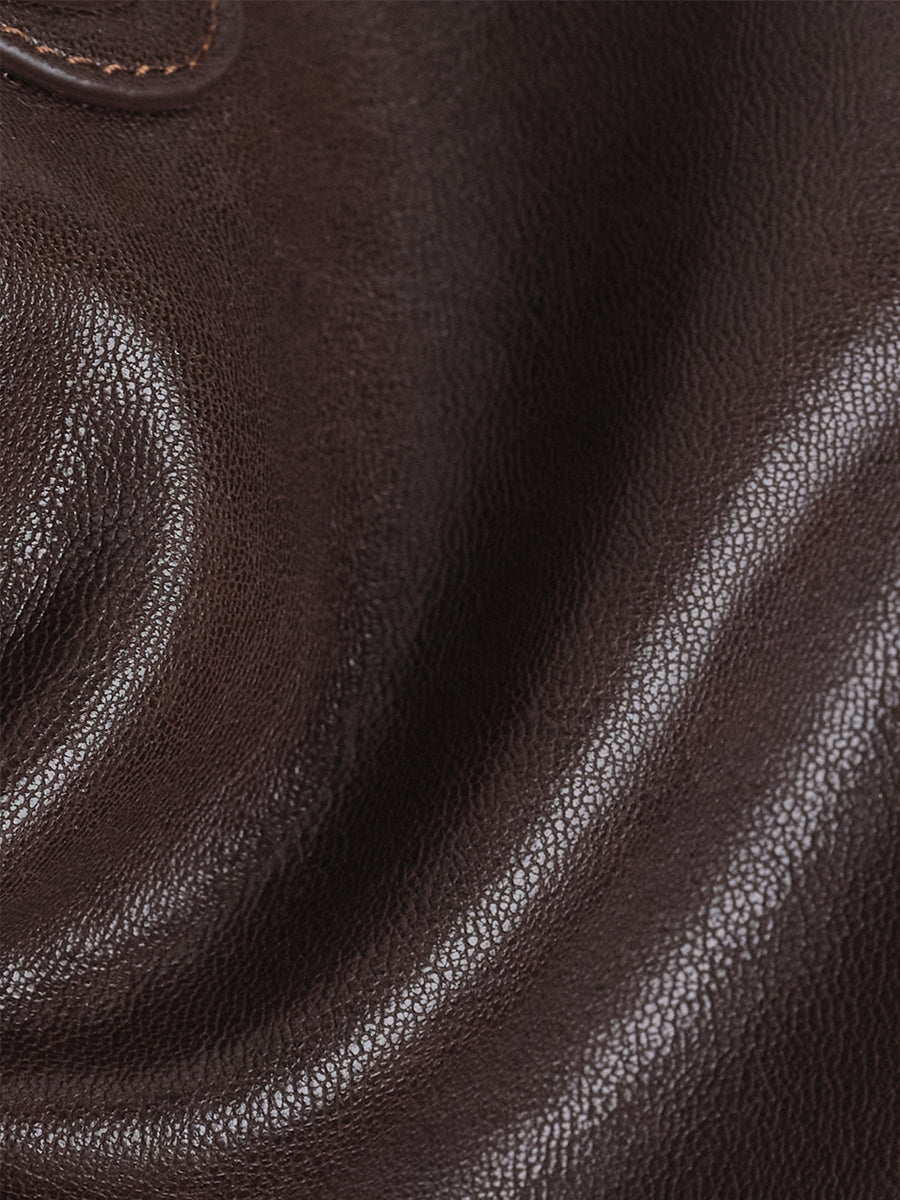 leather handbag