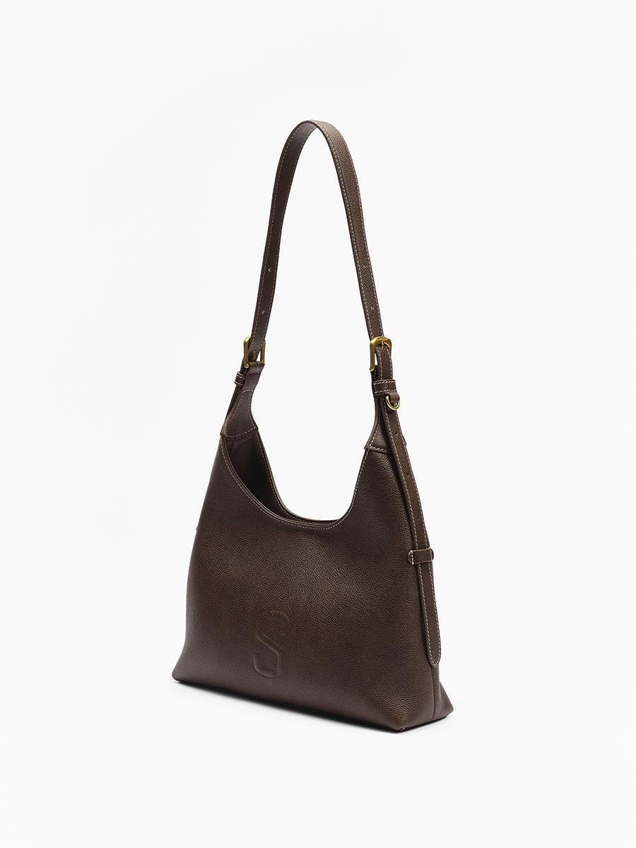 Top-grain Leather Crossbody Bag
