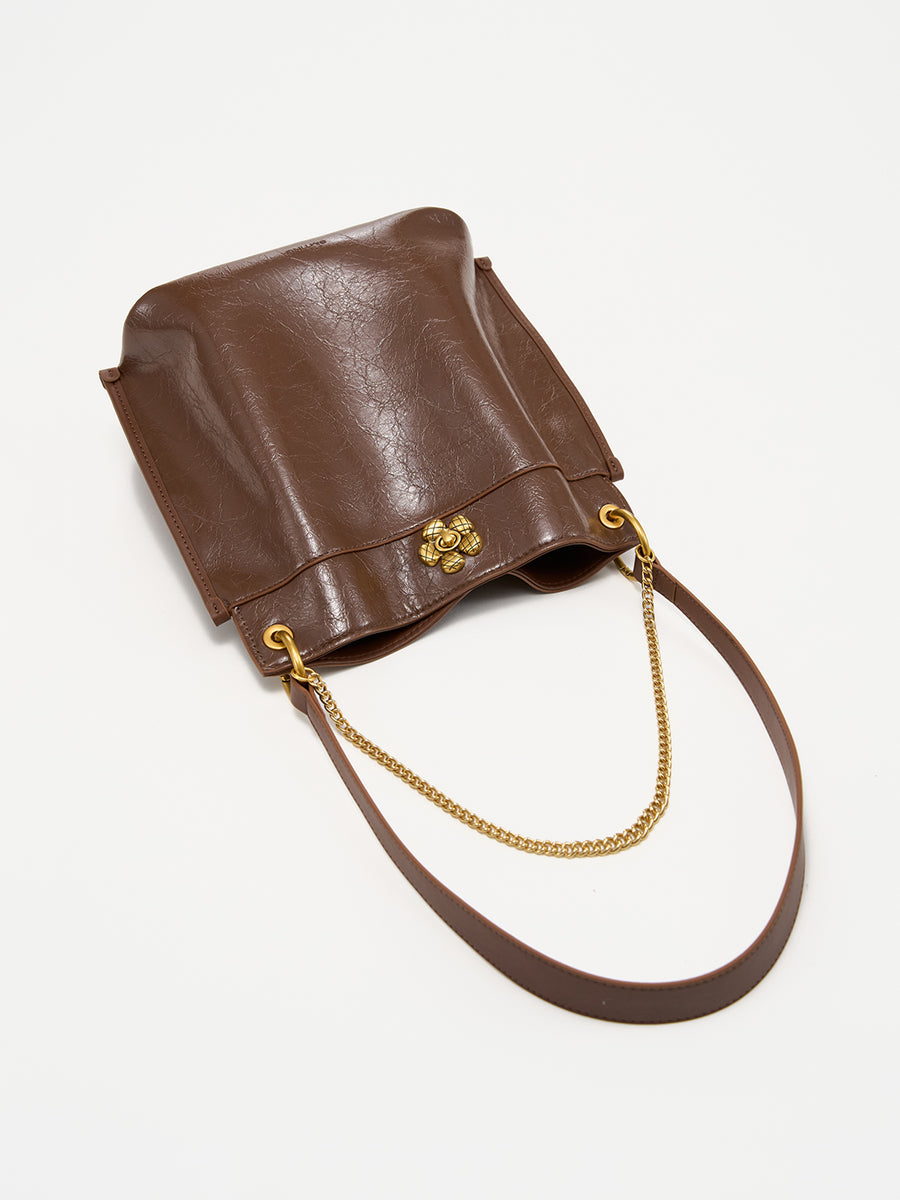 Beautiful Woman at Sunset-Large Capacity Bucket Bag