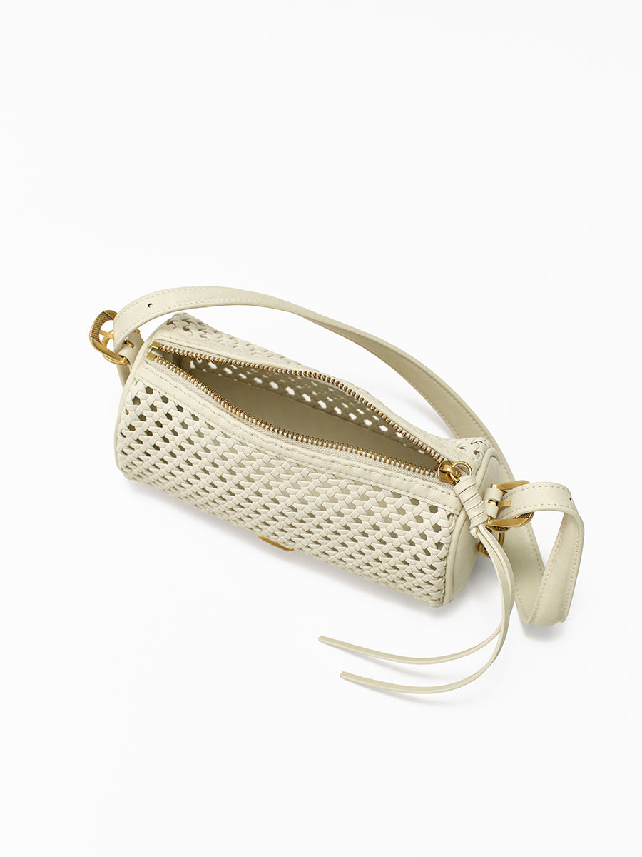Baguette hollow woven bag