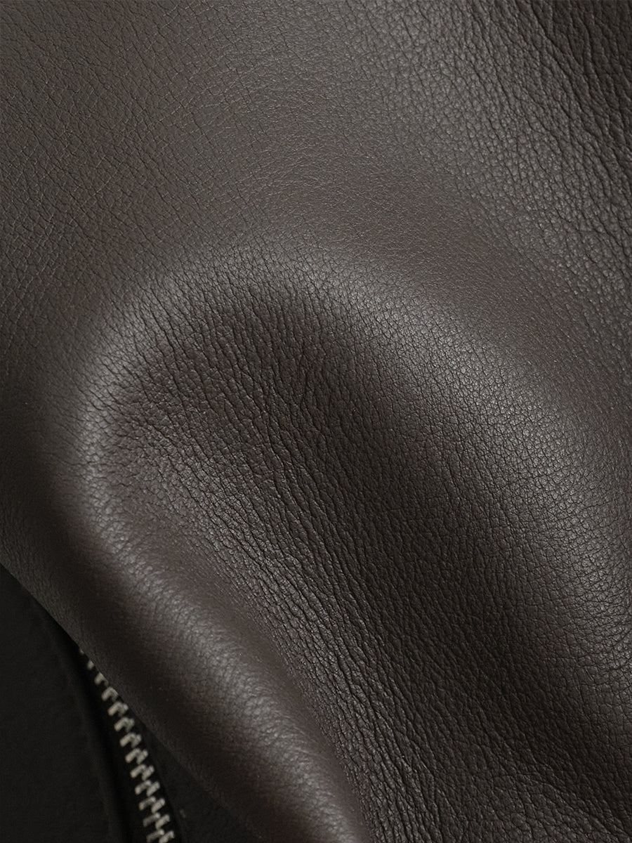 First-layer cowhide hobo bag