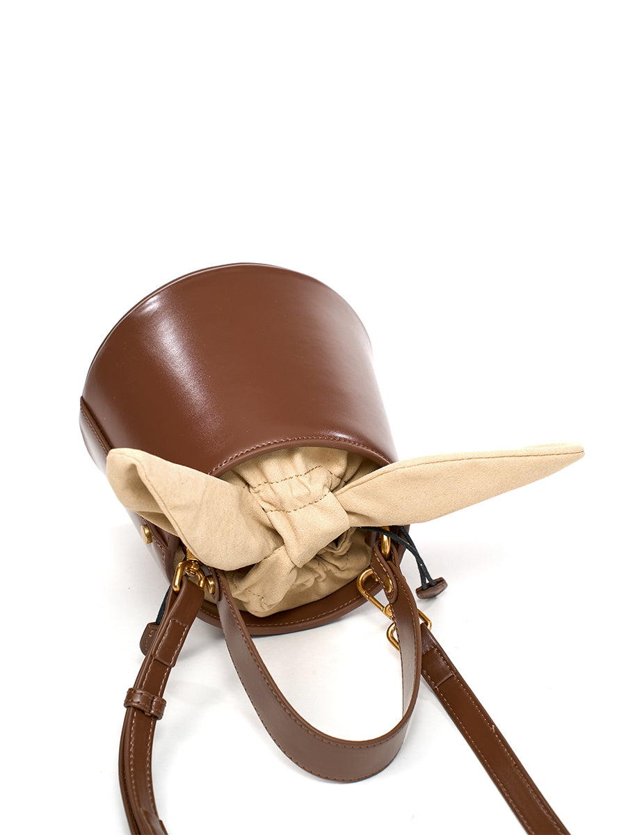 Pearl Chain Bucket Bag