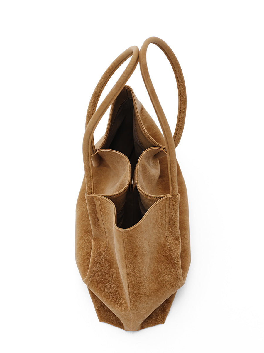 Classic minimalist large capacity tote bag