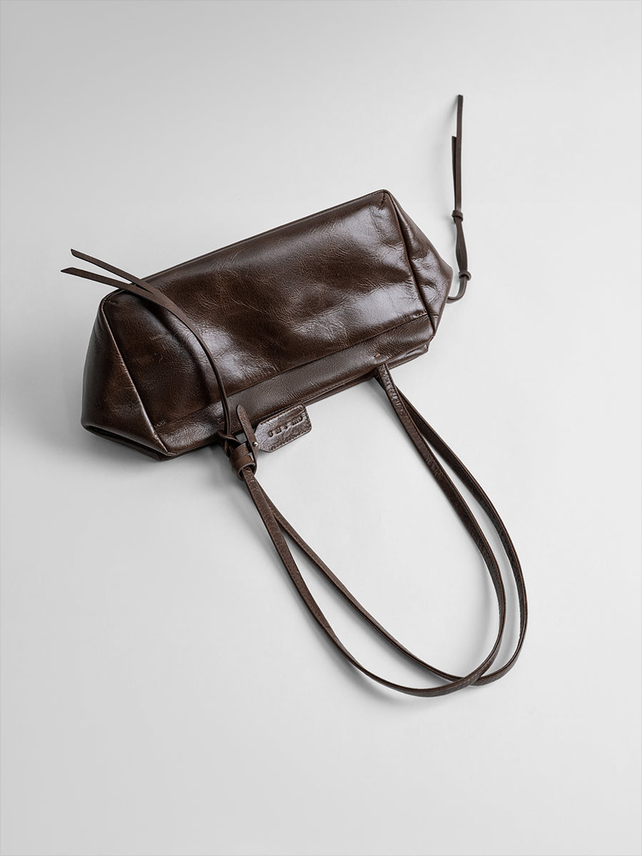 First-layer cowhide Boston bag