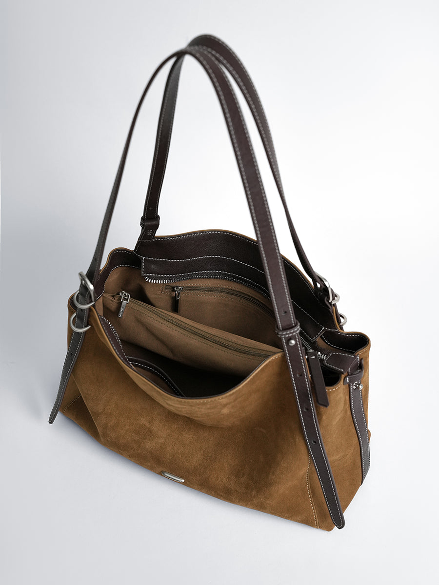 SUEDE CAPSULE COLLECTION TOTE BAG
