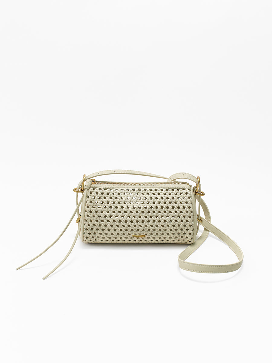 Baguette hollow woven bag