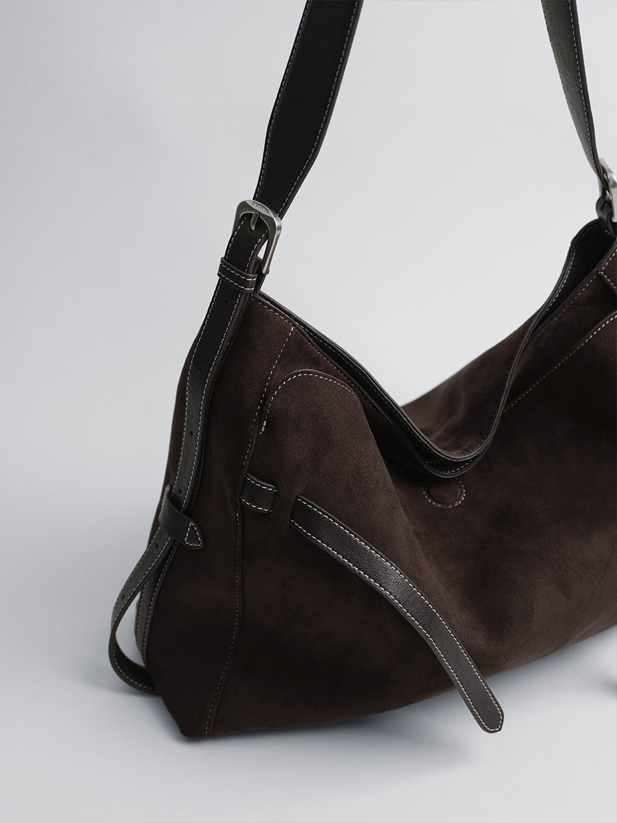 SUEDE CAPSULE COLLECTION TOTE BAG