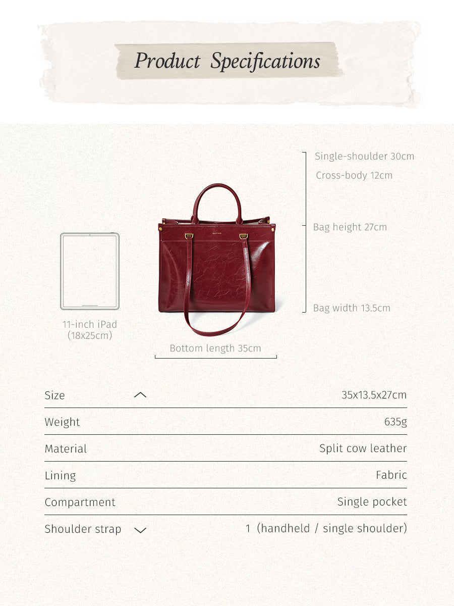 Casual simple and elegant tote bag