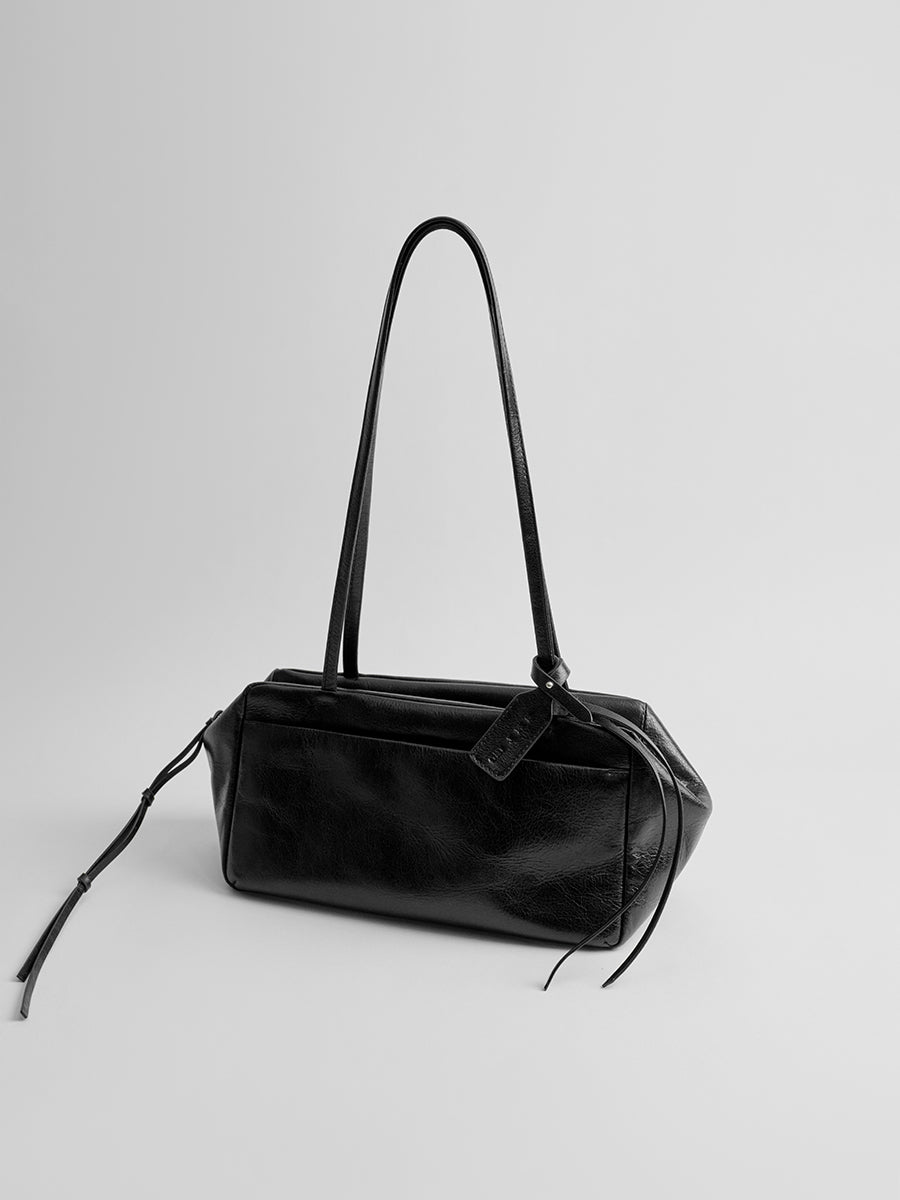 First-layer cowhide Boston bag