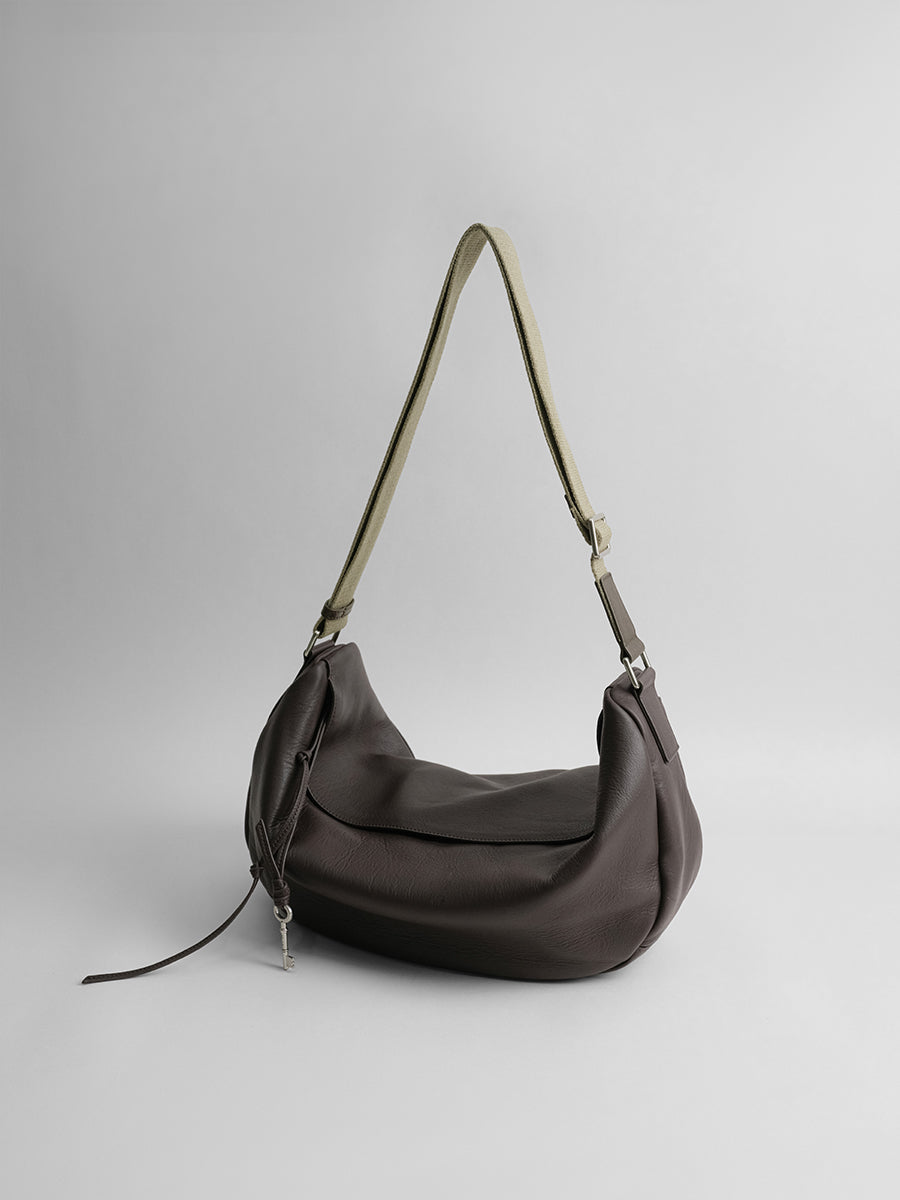 First-layer cowhide shoulder bag