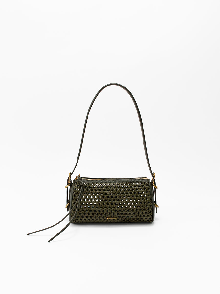 Baguette hollow woven bag