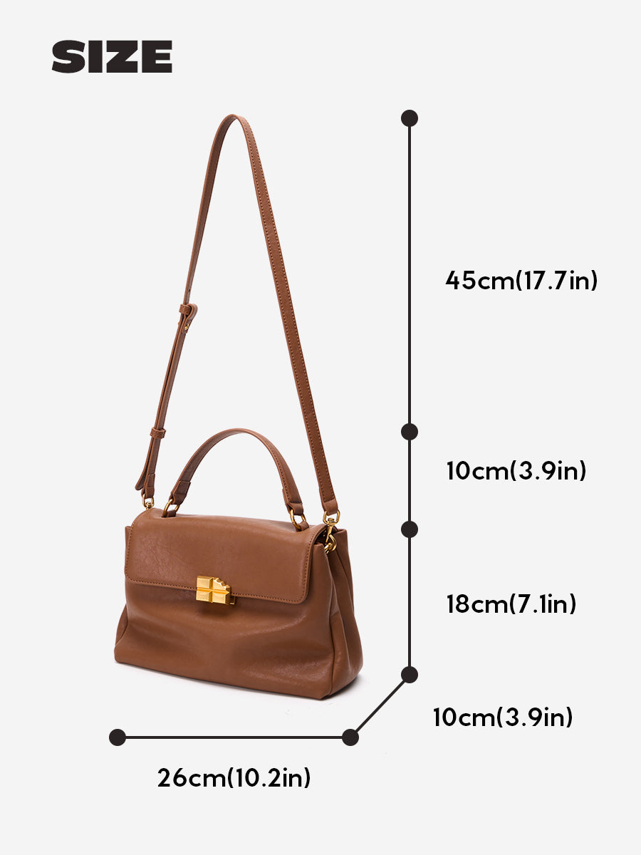 Shallow Time-Square Handbag Crossbody Bag