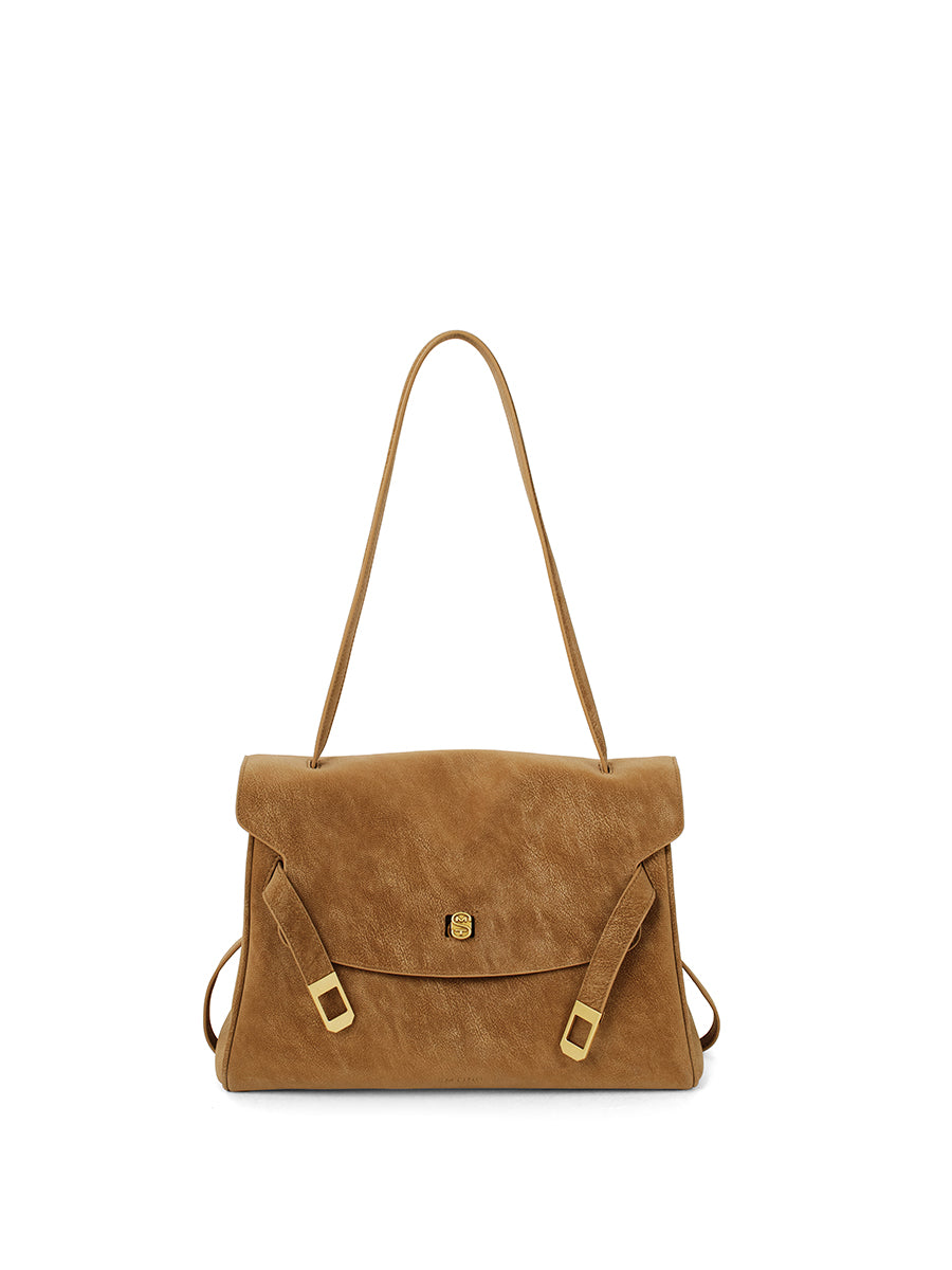 Commute Kelly Bag with Subtle Pearlized Texture