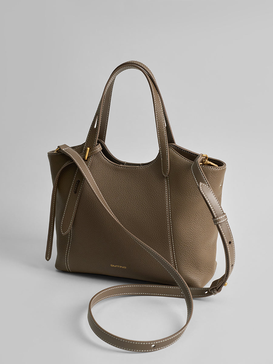 First-layer cowhide tote bag