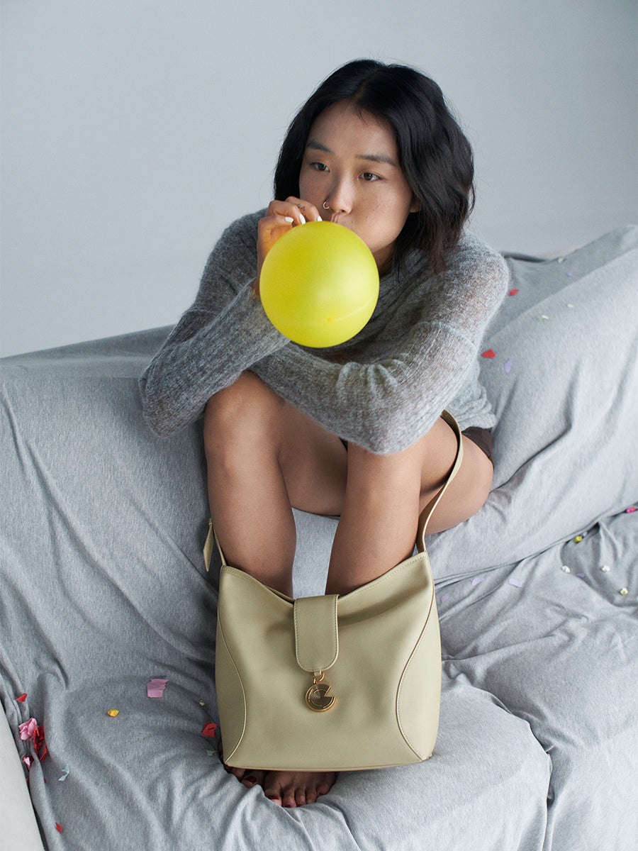 Chiffon-Bucket Bag