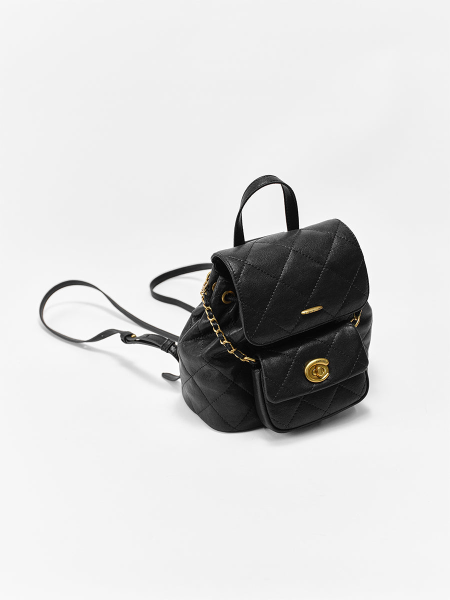 High-end light luxury backpack
