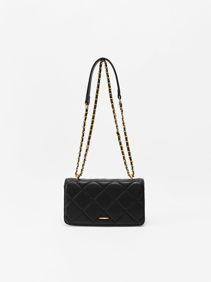 Light luxury diamond quilted chain bag