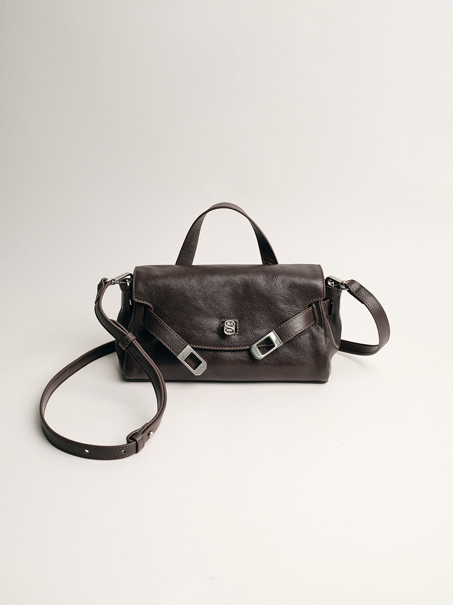 FIRST-LAYER COWHIDE HANDBAG