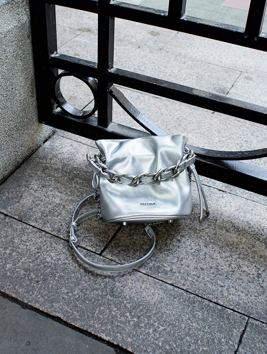 Go Wandering-Chain Bucket Bag