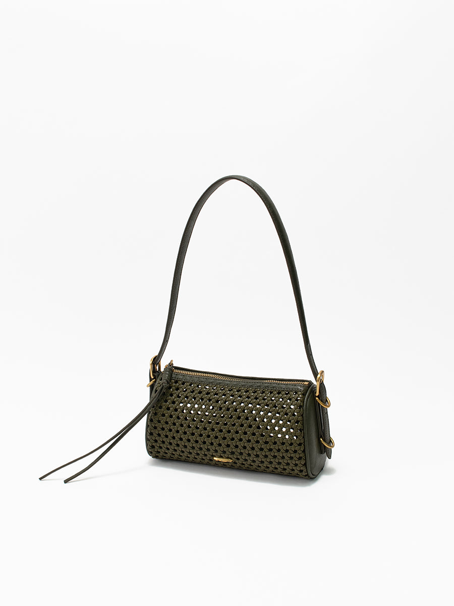 Baguette hollow woven bag