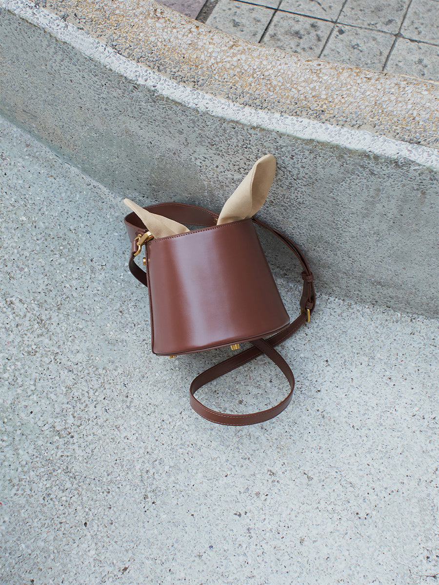 Pearl Chain Bucket Bag