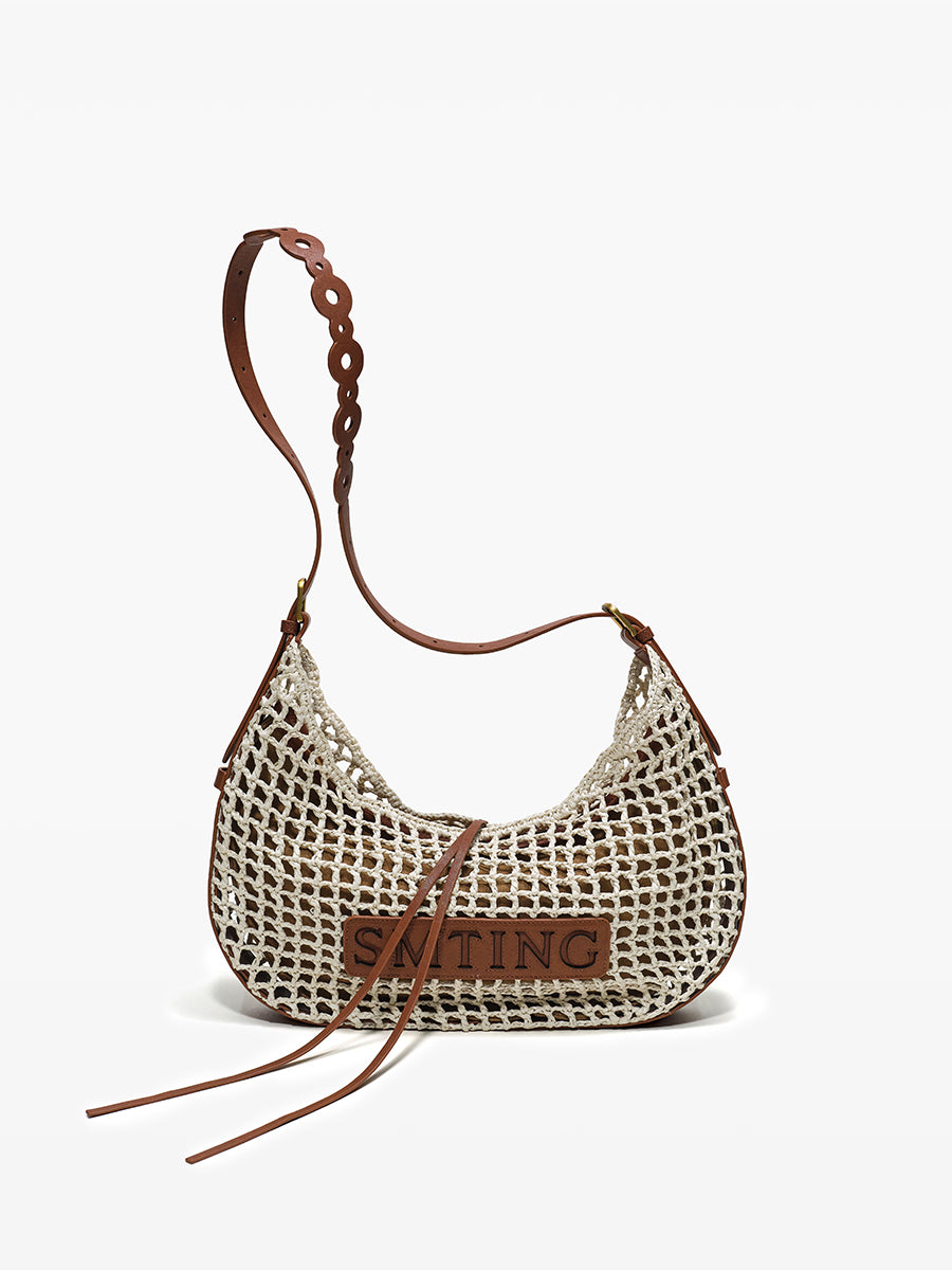 Sunny Day-Saddle Bag Woven Bag