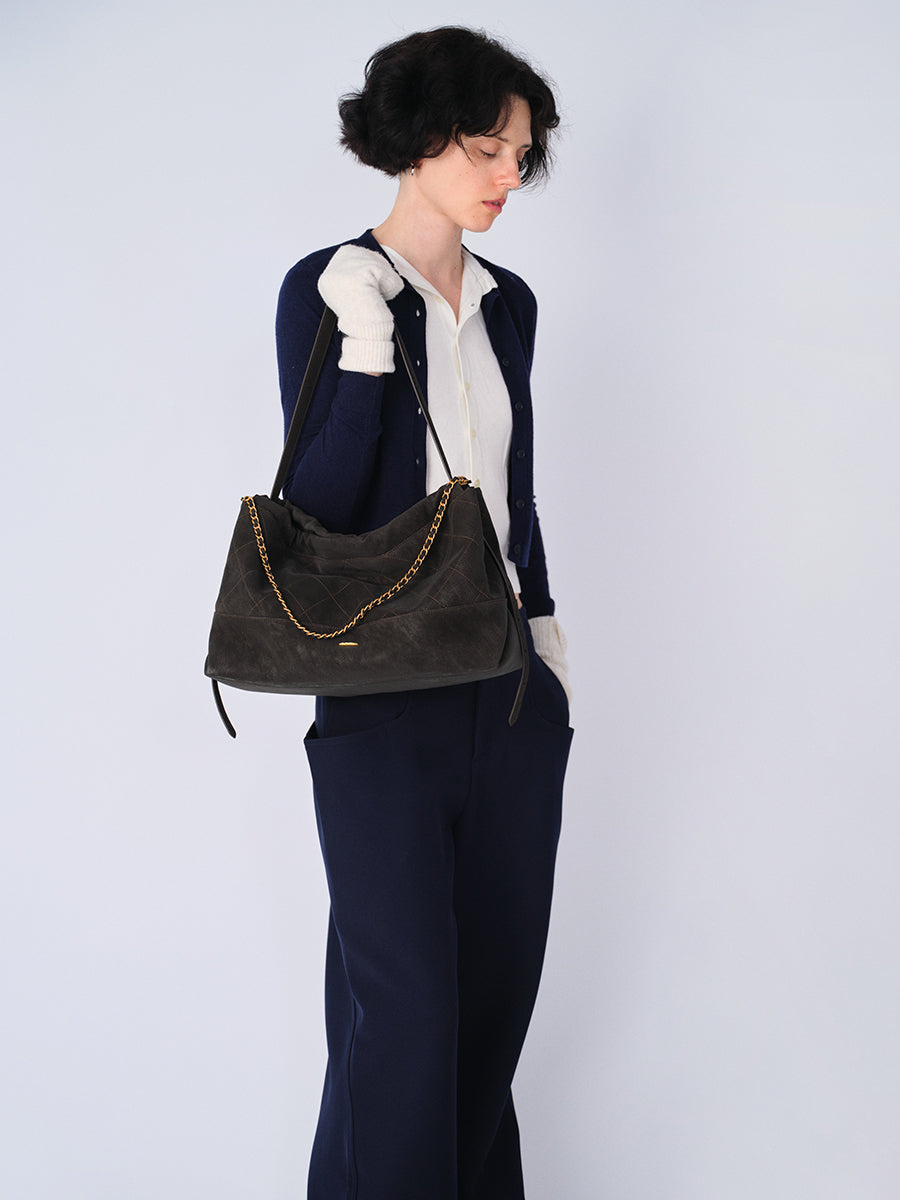 Commuter light luxury large-capacity tote bag