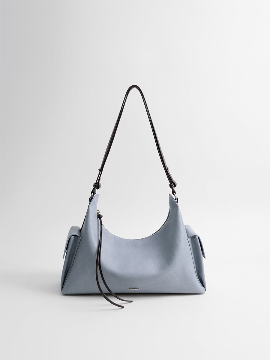 Relaxed single-shoulder hobo bag