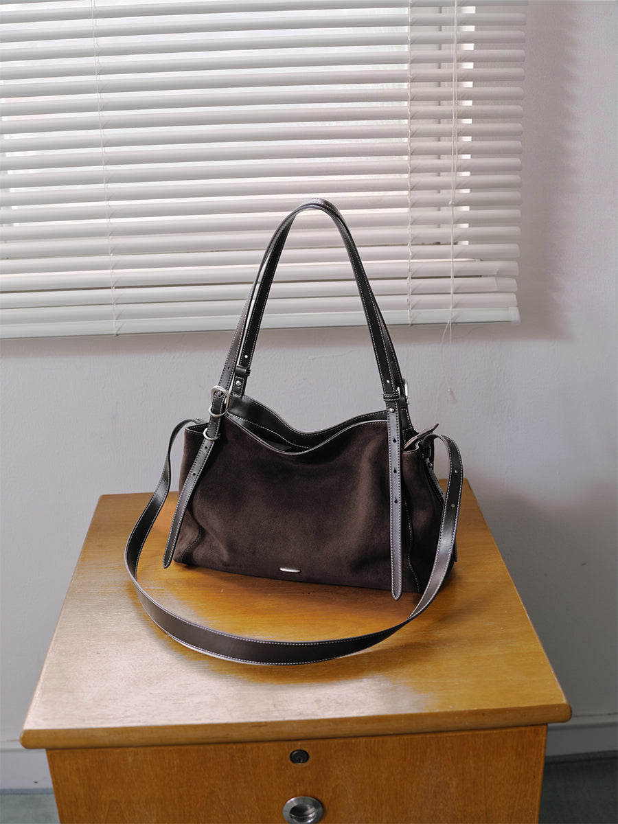 SUEDE CAPSULE COLLECTION TOTE BAG