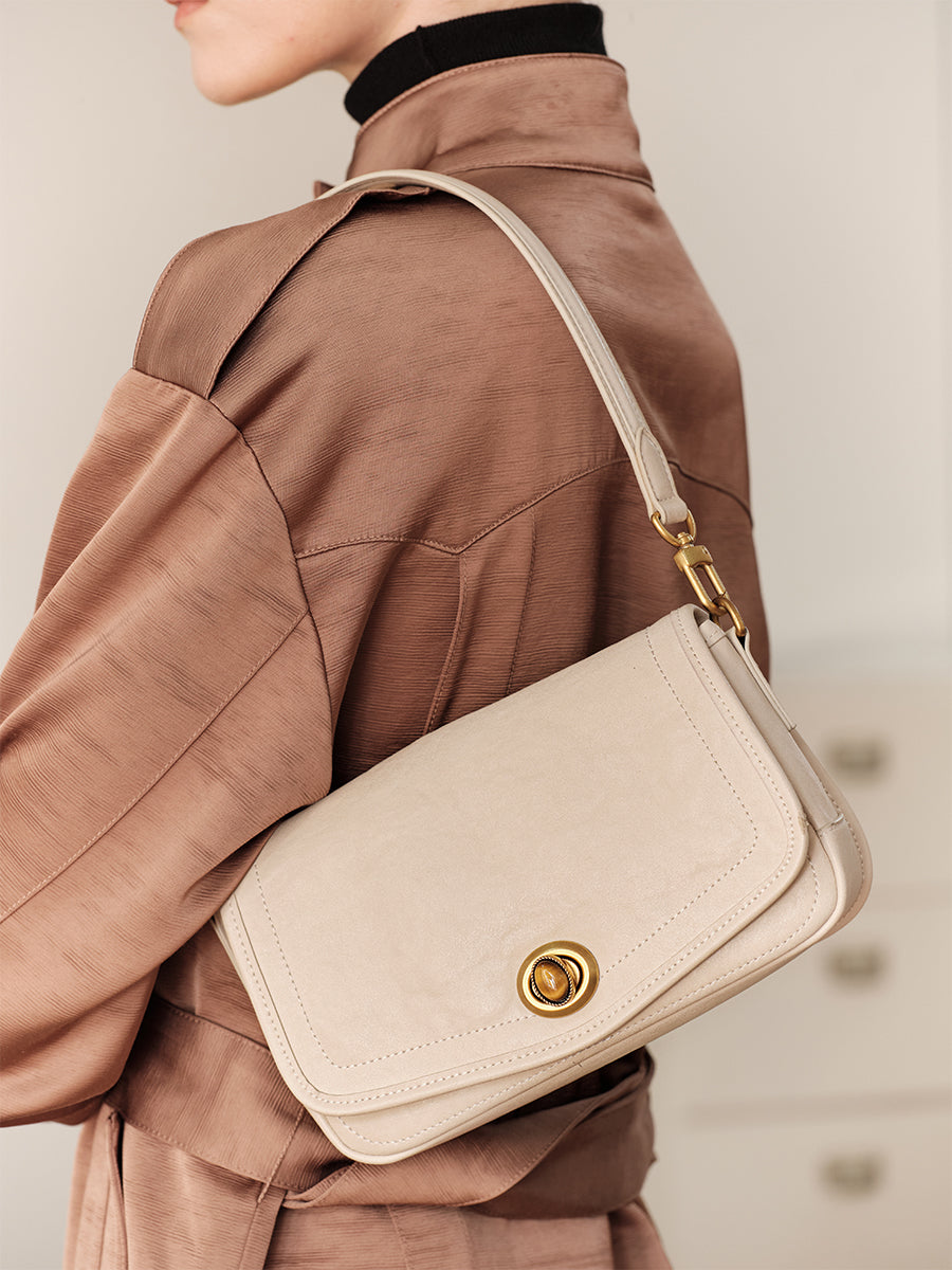 Regret not Meeting Earlier-Underarm Square Bag