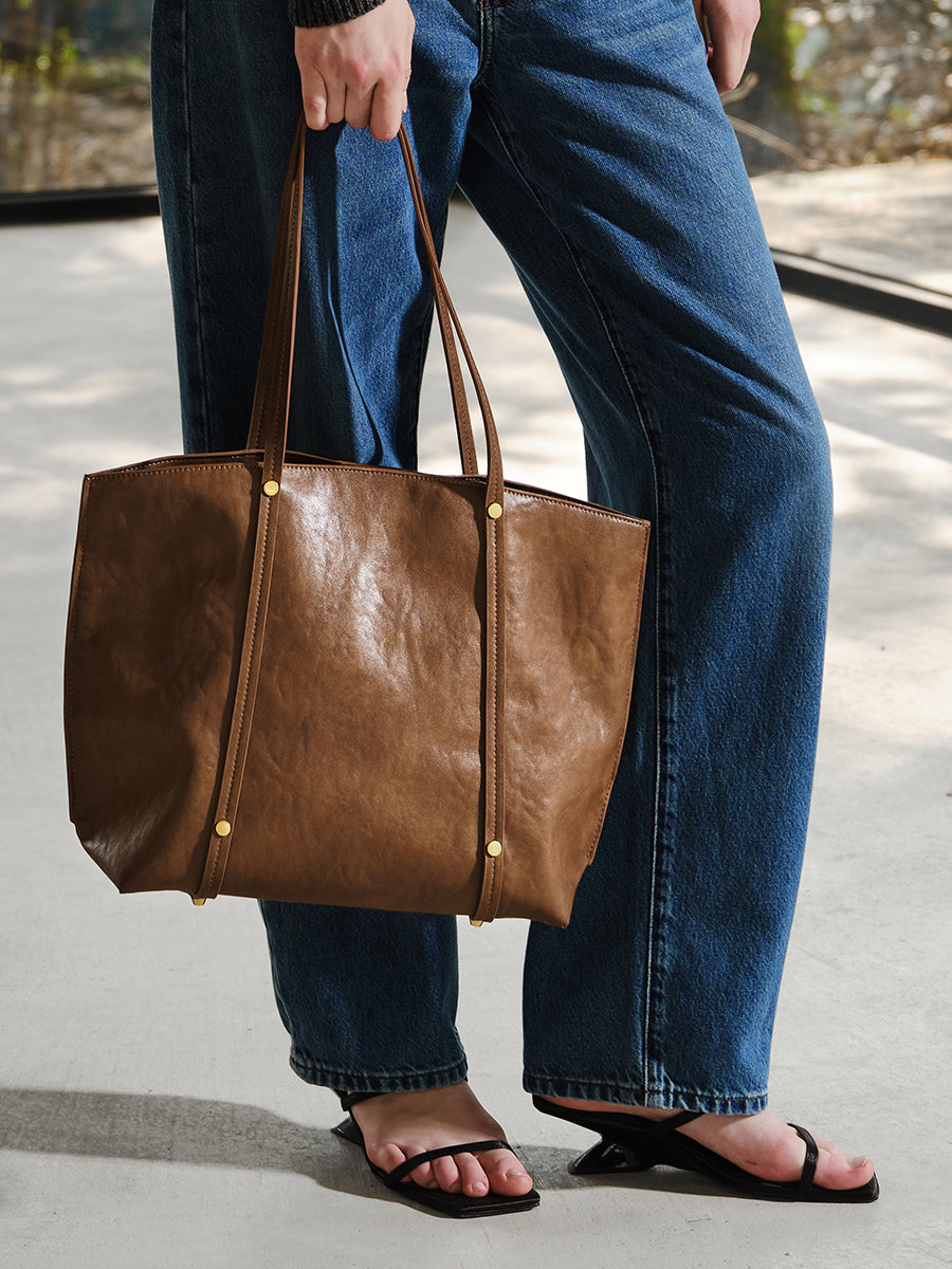 Sandwich Puff-Large Capacity Tote Bag