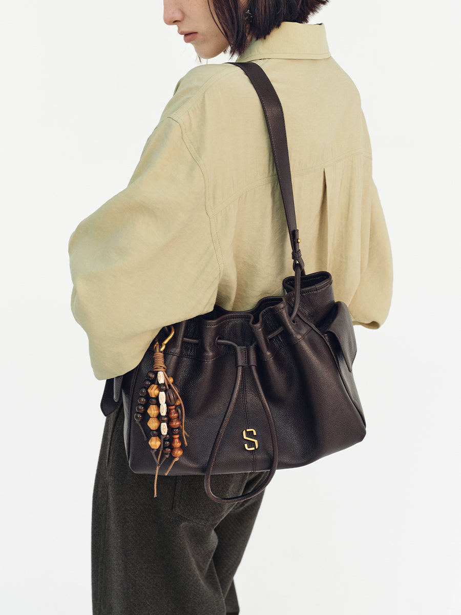 Large Capacity Light Luxury Bucket Bag