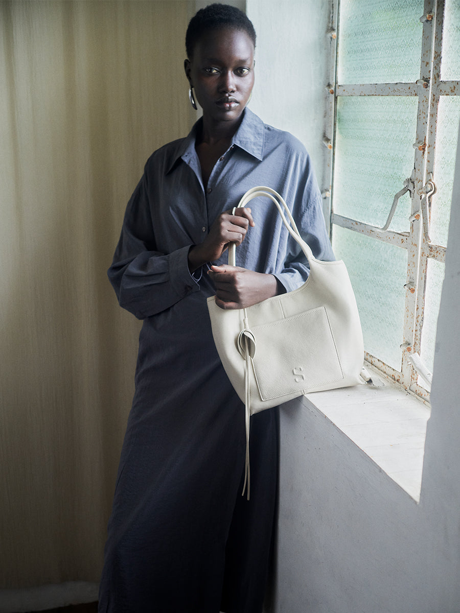 Top-grain Leather Tote Bag