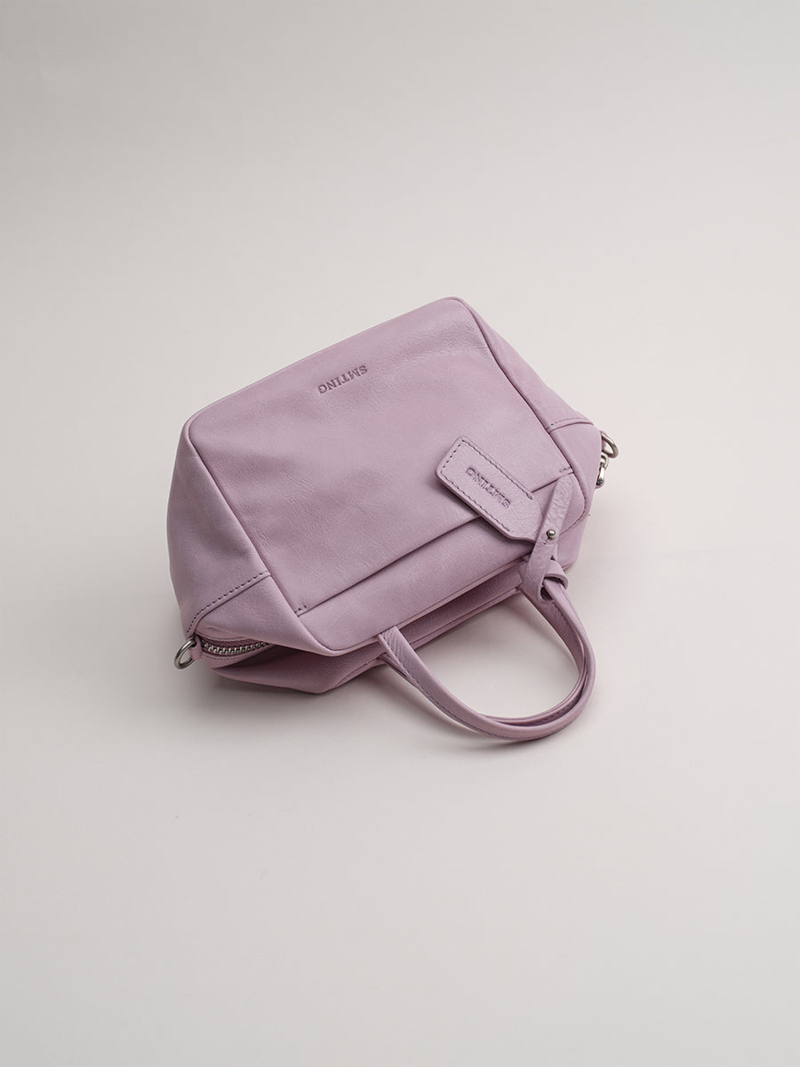 Head-layer cowhide box bag