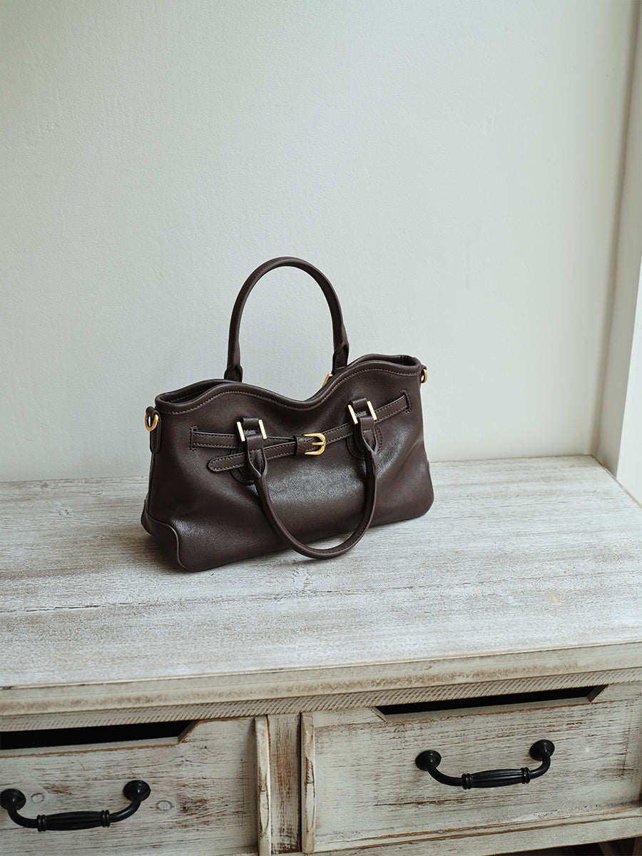 leather handbag