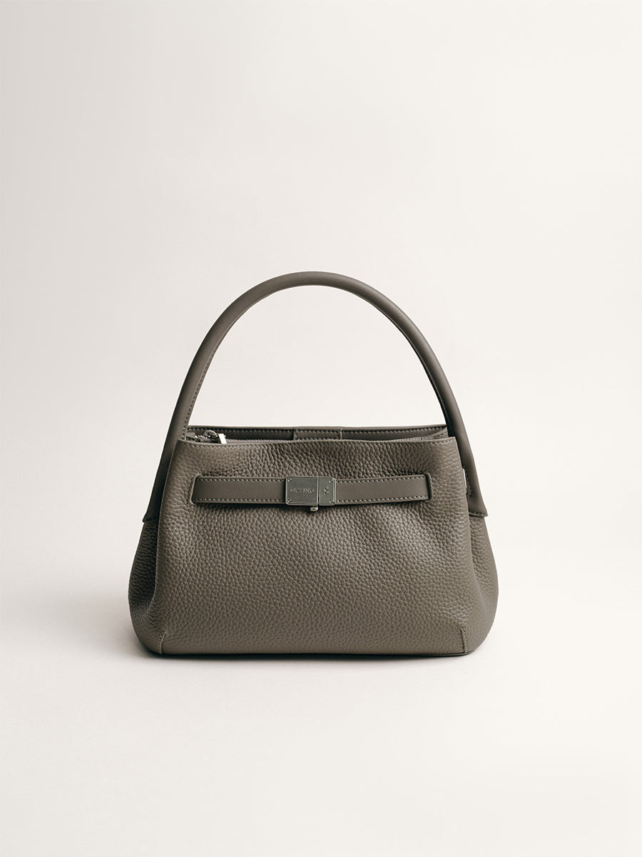FIRST-LAYER COWHIDE BUCKET BAG