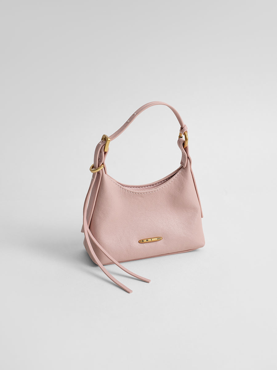 First-layer cowhide mini handbag