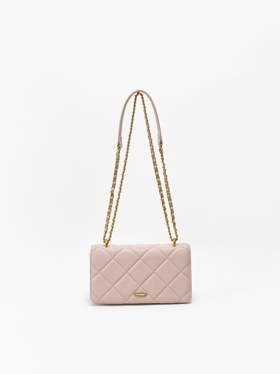 Light luxury diamond quilted chain bag