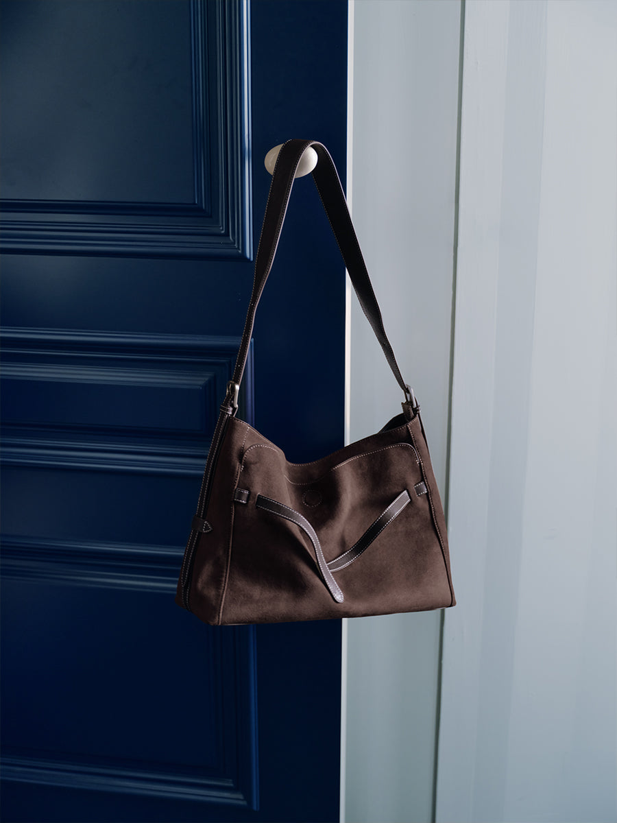 SUEDE CAPSULE COLLECTION TOTE BAG