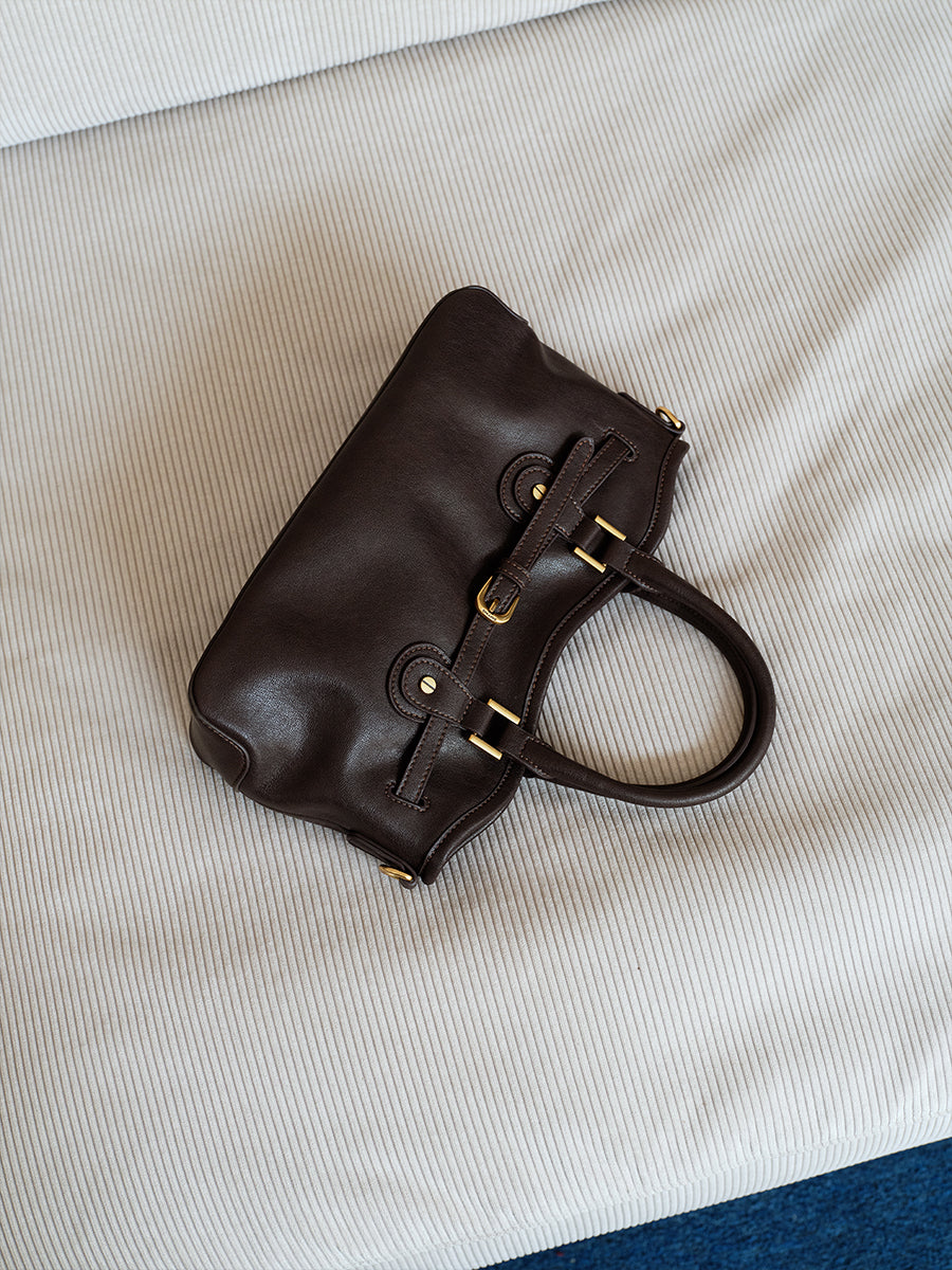 leather handbag