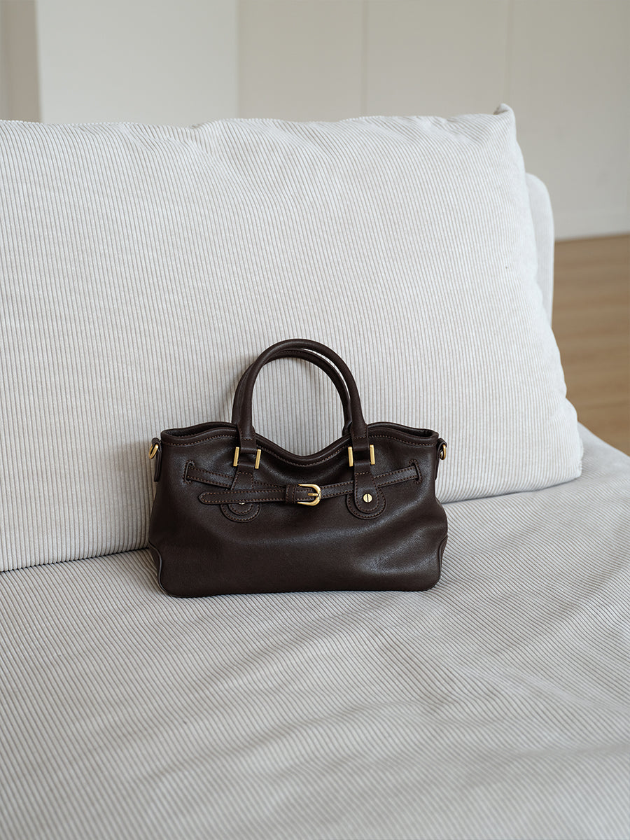 leather handbag
